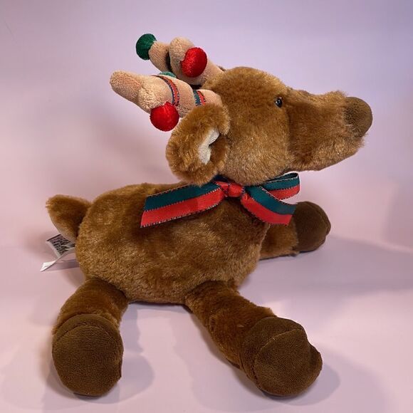 Gund Ridlay The Christmas Reindeer Floppy with Christmas Ornaments Plush Holiday - Picture 2 of 7